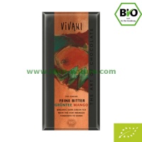 Chocolate negro ecol�gico con t� verde y mango VIVANI